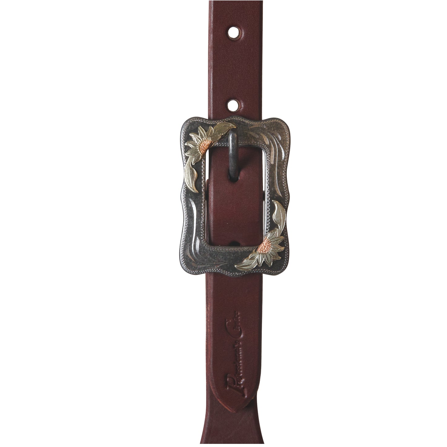 Ranchhand Headstall Heavy Oil Leather Double Adjust Browband Rh5B23 Sunflower