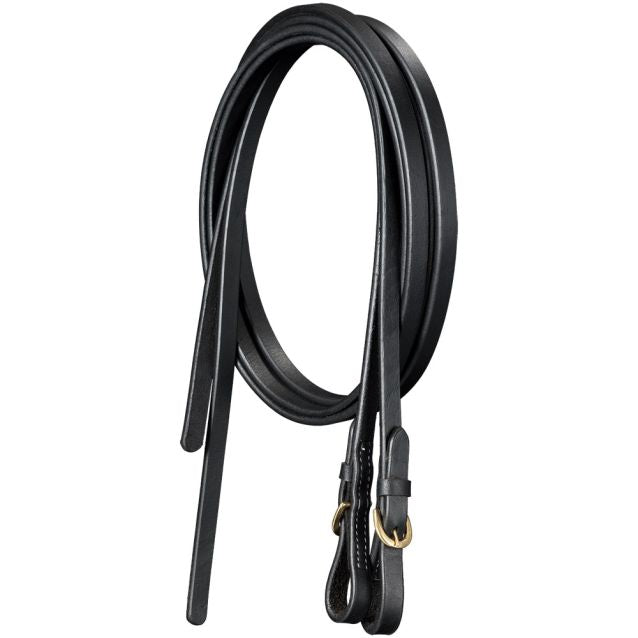 Black Split Reins Harness Leather 43-1800-2-0