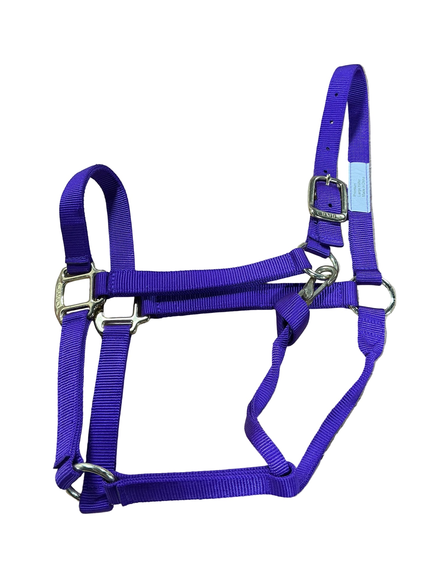 Premium Purple Horse Halter Large