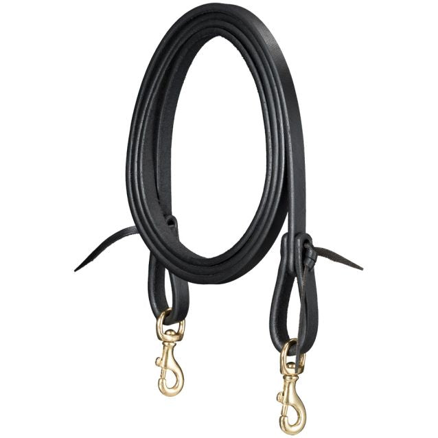 Black Roping Reins Harness Leather 43-1512-2-0