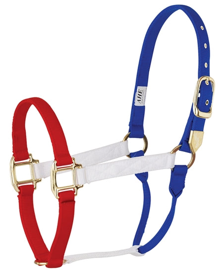 Red White & Blue Horse Halter