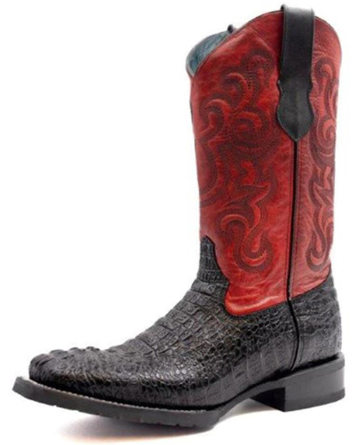Mens Print Caiman RS Square Toe