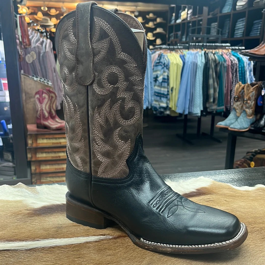 Circle G Black Taupe Embroidery Mens L6136