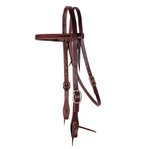 Professional S Choice Headstall Brow RH5B2 Lrg Hrs 2-Buckle 3/4 HO