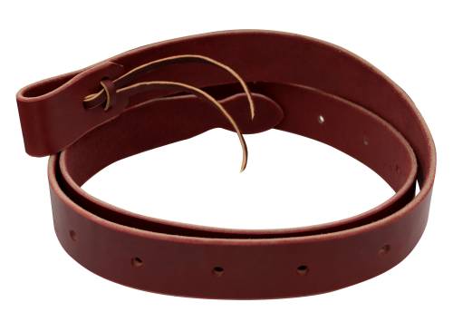 Latigo Cinch Tie Strap Burgandy 1 3/4 x 66