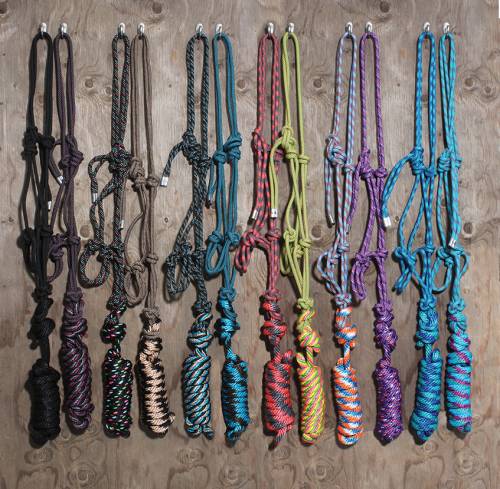 Professional Choice Rope Halter w/ 10' Lead