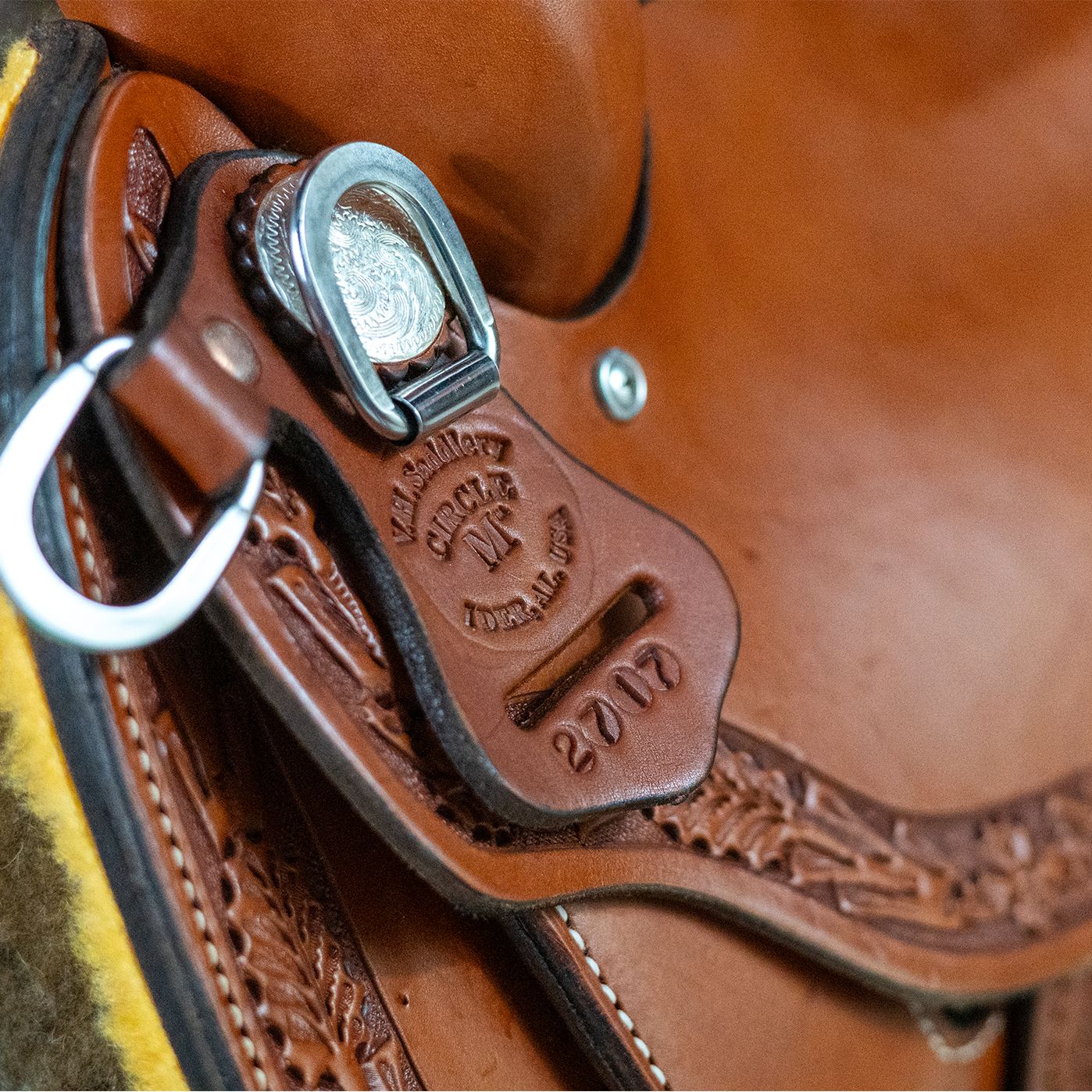 Circle M Trail Saddle-by Valley Head Saddlery 17"