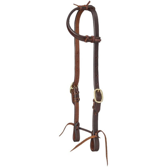 1 Ear Headstall Gag w/ tie ends 42-1851-0-0