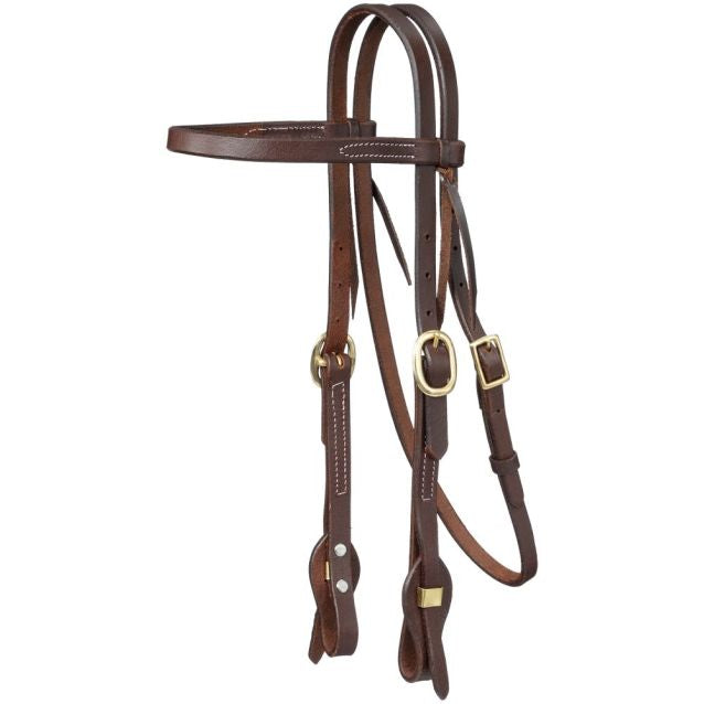 Harness Browband Quick Change Brass 42-1886-0-0