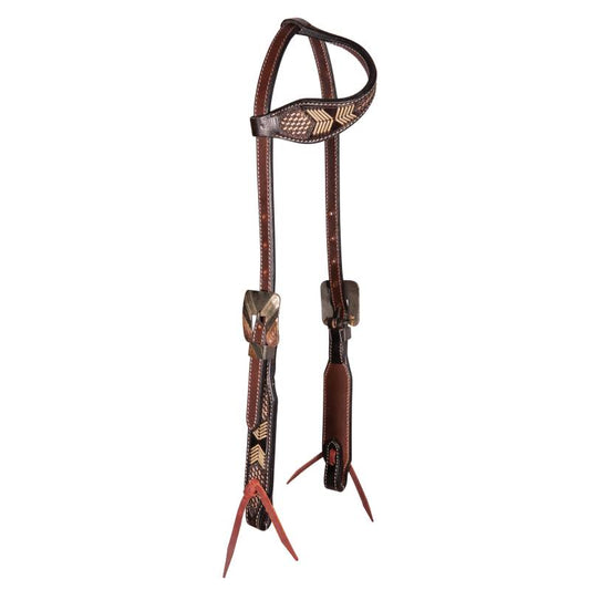PC Choc Arrowhead  One Ear Headstall