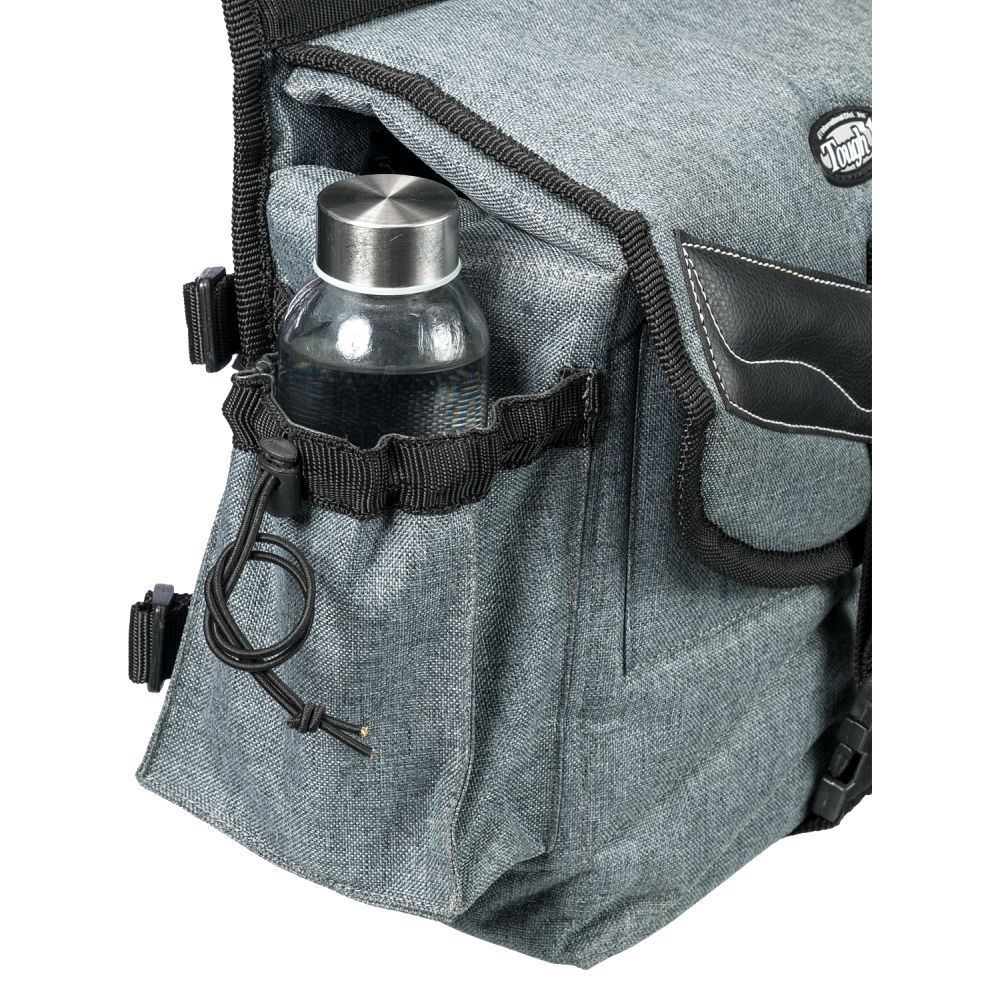 Insulated Saddle Bag w/ Pockets Grey