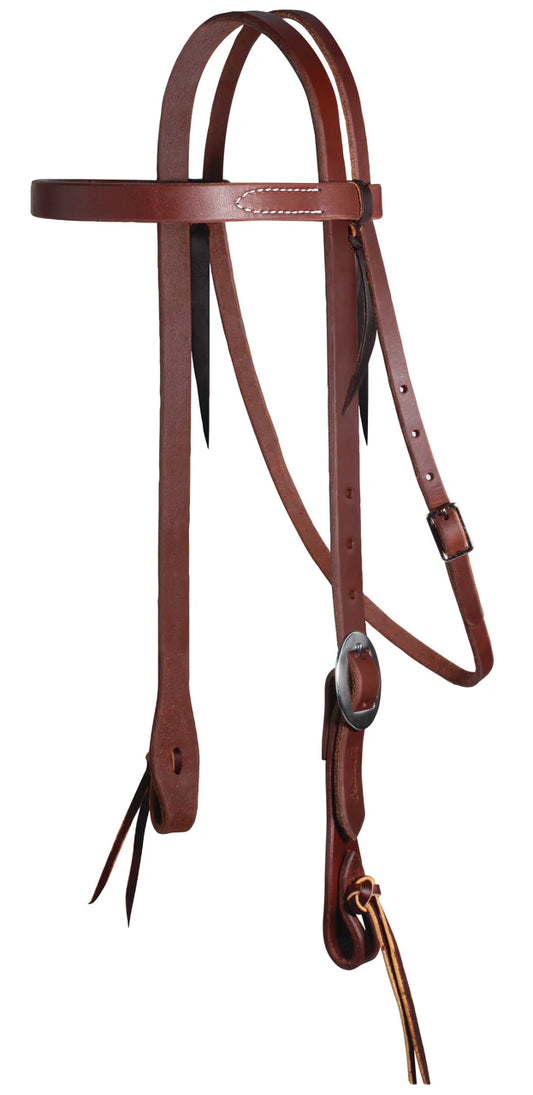 Professional Choice Ranch 3/4in Pineapple Knot Browband Headstall RH5B 1 3/4