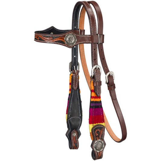 Mini Pecos Headstall Brown