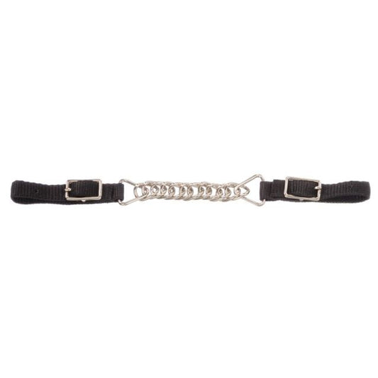 Flat Nickel Curb Chain