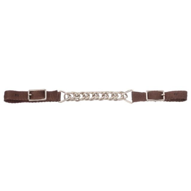 Flat Nickel Curb Chain
