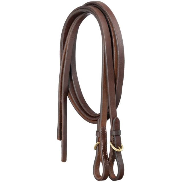 Harness Leather Split Reins with Buckle