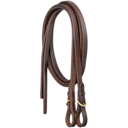 Harness Leather Split Reins with Buckle