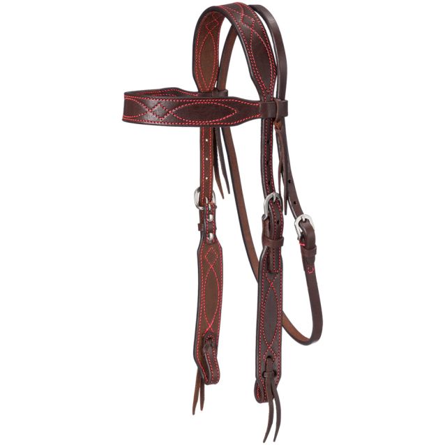 Single Brow Headstall Colored Thread
