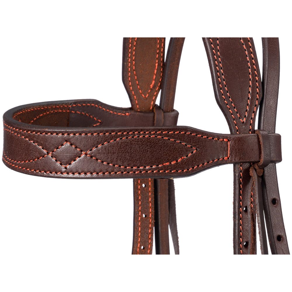 Single Brow Headstall Colored Thread