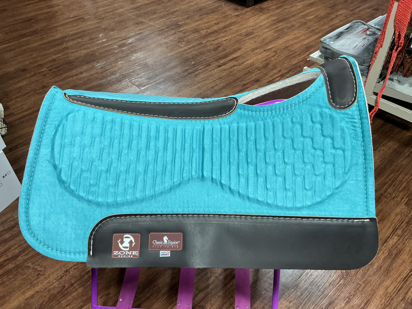Blemish Microsuede Turquoise 28 x30 Pad