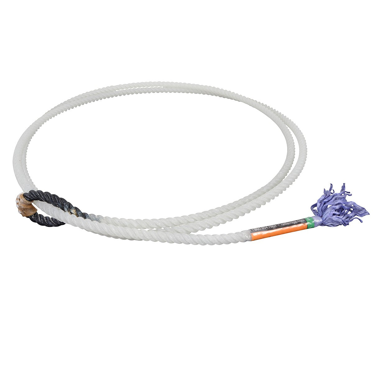 White Racer Calf String Medium Black Eye