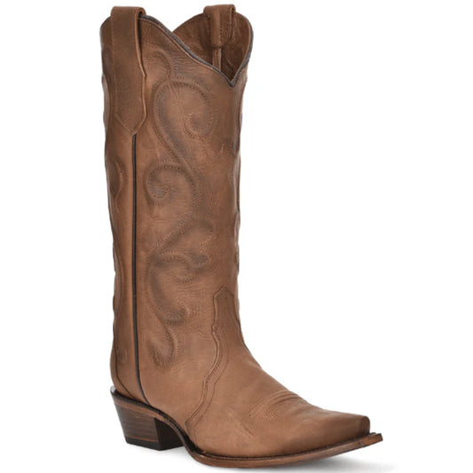 Circle G Cinnamon Embroidery Boots Women’s