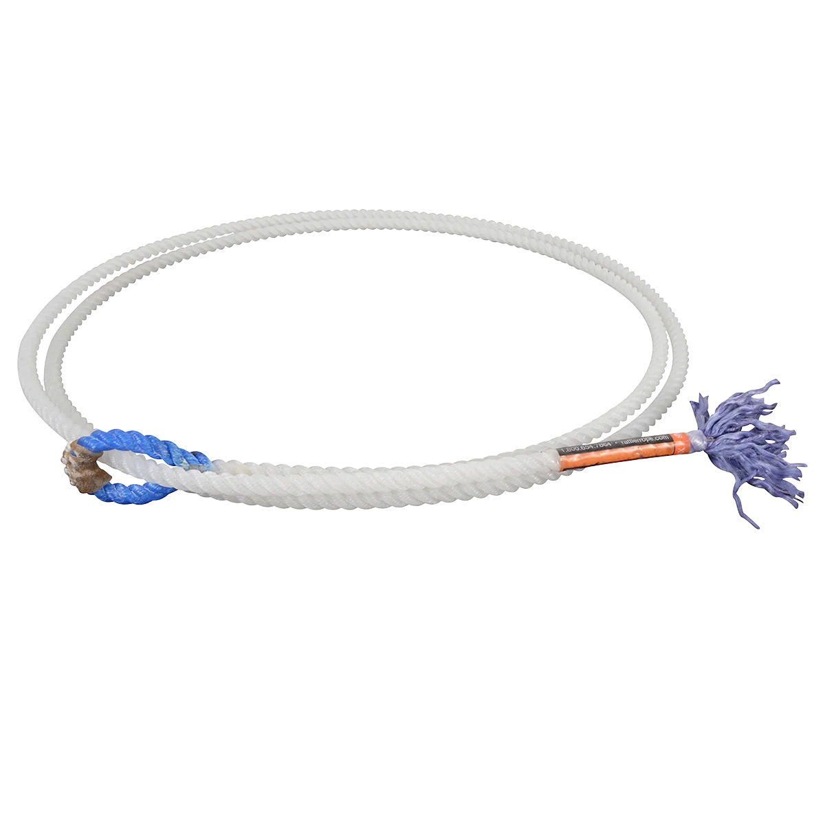 White Racer Calf String Small Blue Eye