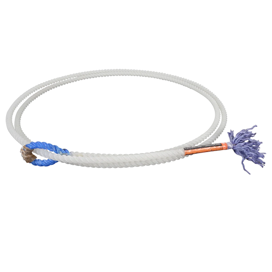 White Racer Calf String Small Blue Eye