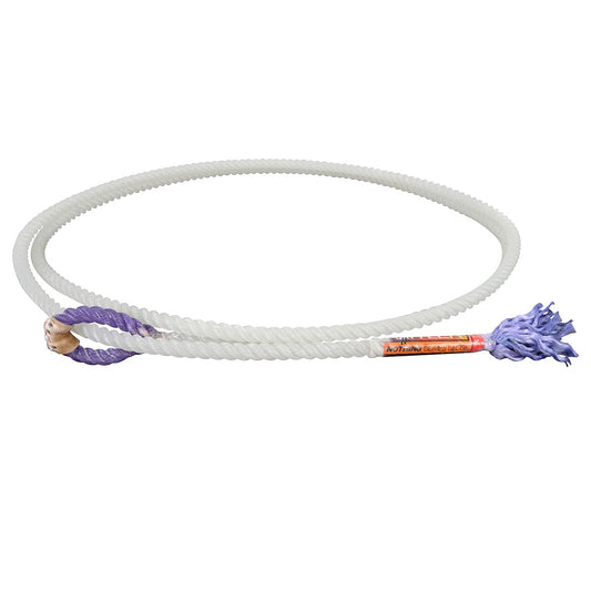 White Racer Calf String Medium Purple Eye