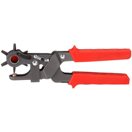 Tough1 Polymer Grip Handle Revolving Leather Hole Punch 5 Size Tube Holes