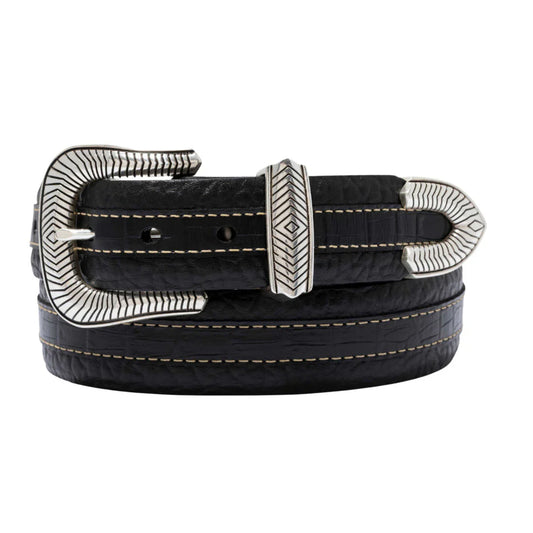 LeJon Bison Belt Black Coloma