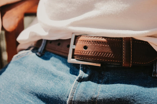 LeJon Bison Belt Driggs Mocca