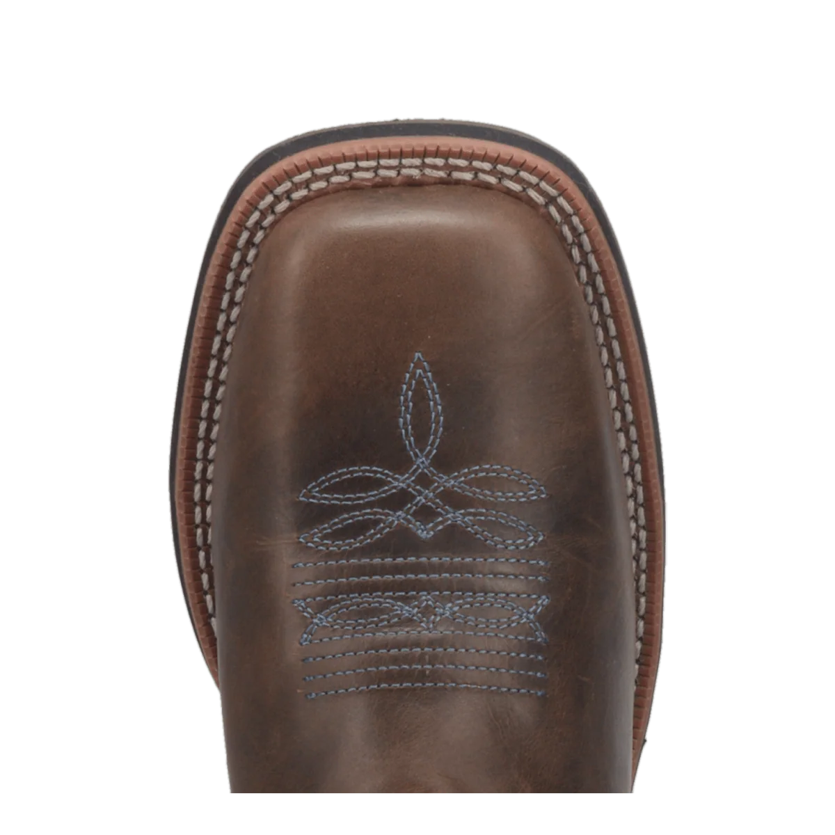 Ladies Tan Dist/Blue Boot